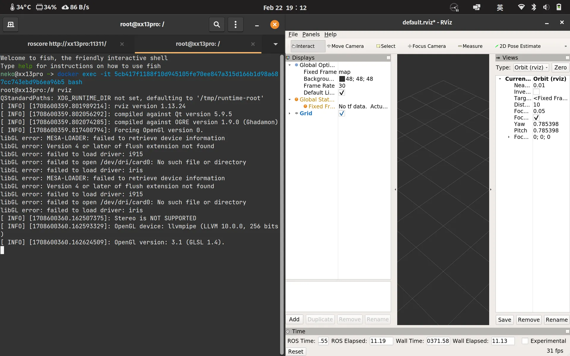 docker-rviz